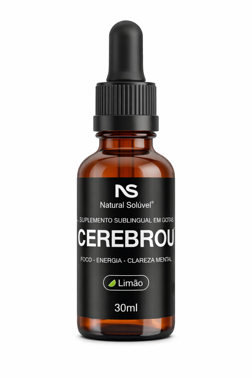 CEREBROU® – Suplemento Alimentar Sublingual em Gotas – Limão 30 ml