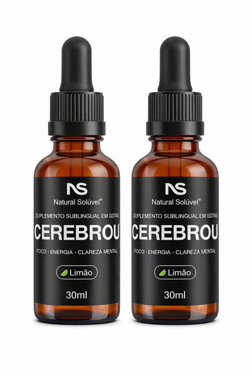 CEREBROU® – Suplemento Alimentar Sublingual em Gotas – Limão 30 ml